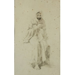 DOMENICO MORELLI (Naples, 1823 - 1901), Portrait of Arabian man