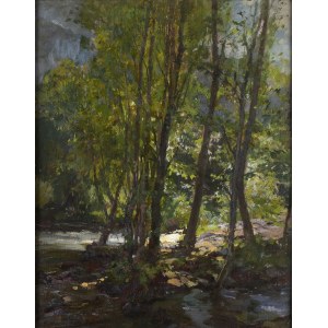 RICCARDO GALLI (Milan, 1869 - Barzio, 1944), Undergrowth