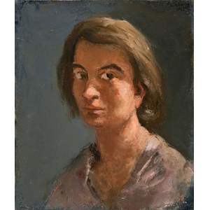 ALBERTO ZIVERI (Rome, 1908 - 1990), Female portrait, 1943