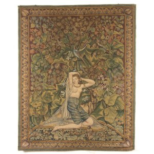 ERULO ERULI (Roma, 1854 - 1916), Tapestry with odalisque