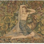 ERULO ERULI (Roma, 1854 - 1916), Tapestry with odalisque