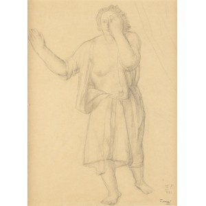 FERRUCCIO FERRAZZI (Rome, 1891 - 1978), Femal figure, 1943