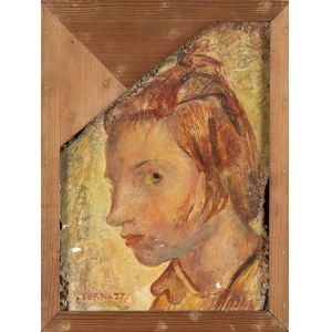 FERRUCCIO FERRAZZI (Rome, 1891 - 1978), Girl’s head (his daughter), 40's ca.