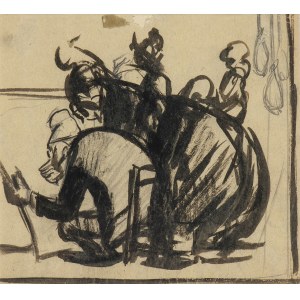 MARIO SIRONI (Sassari, 1885 - Milan, 1961), Satirical drawing