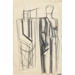 MARIO SIRONI (Sassari, 1885 - Miláno, 1961), Klasické postavy, 1933/35