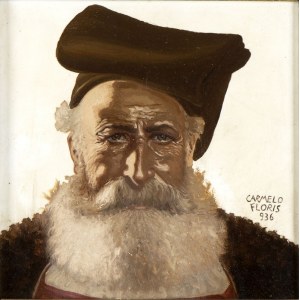 ENNIO PERROTTI (1903-1987), Portrait of an old sheperd