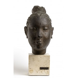 EMANUELE PANDOLFINI (Palermo, 1929), Bust with lady portrait