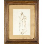 DOMENICO MORELLI (Naples, 1823 - 1901), Arab man praying