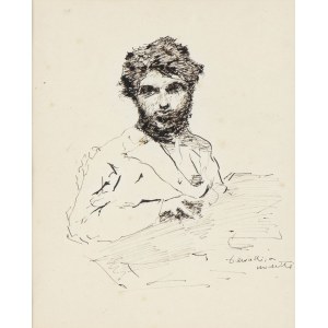 DOMENICO MORELLI (Naples, 1823 - 1901), Man portrait