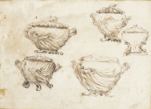 VINCENZO GEMITO (Naples, 1852 - 1929), Soup tureen studies