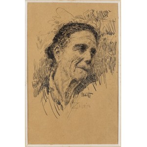 FRANCESCO PAOLO MICHETTI (Tocco da Casauria, 1851 - Francavilla al Mare, 1929), Portrait of zia Luisa