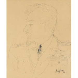 GINO BONICHI (Macerata, 1904 - Arco di Trento, 1933) ALIAS SCIPIONE, Portrait of Italo Balbo, 1931