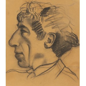 MASSIMO CAMPIGLI (Berlin, 1895 - Saint-Tropez, 1971), Portrait of Bruno Barilli, 1926