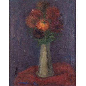 MARIO MAFAI (Rome, 1902 - 1965), Flowers vase, 1954
