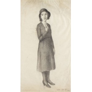 ANTONIO DONGHI (Rome, 1897 - 1963), Portrait of a lady, 1933