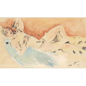 FILIPPO DE PISIS (Ferrara, 1896 - Milan, 1956), Naked portrait