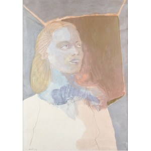 UGO ATTARDI (Sori, 1923 - Rome, 2006), Portrait of a lady, 1973