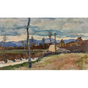 MINO MACCARI (Siena, 1898 - Rome, 1989), Landscape