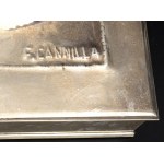 FRANCO CANNILLA (Catania, 1911 - Rome, 1984), Silver box