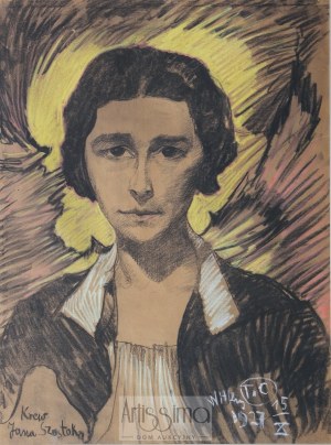 Stanisław Ignacy Witkiewicz (1885–1939), Portret Jadwigi Pulichowej, 1927