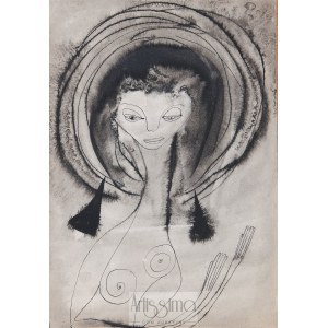 Urszula Broll (ur. 1930), Dziewczyna w półakcie, 1953