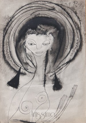 Urszula Broll (ur. 1930), Dziewczyna w półakcie, 1953