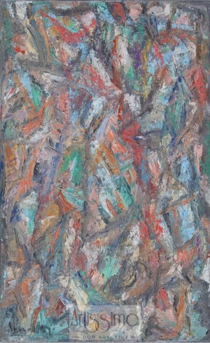 Dawid Landberg (Lan-Bar) (1912–1987), Kompozycja abstrakcyjna, 1969