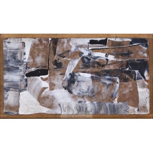 Andrew Meissner (b. 1929), Abstract Composition VI, 1950s.