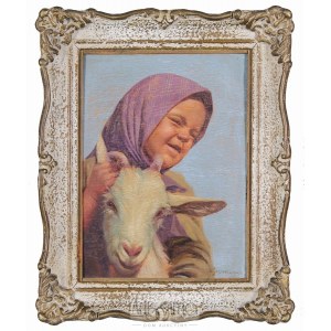 Konstantin Shevchenko (1910-1991), Child with a goat
