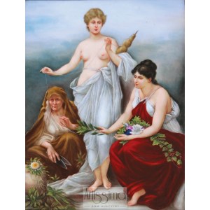 Plakieta – Parki, wg Paula Thumanna, Hutschenreuther, 1. poł. XX w.