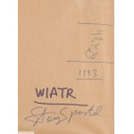 Stasys Eidrigevicius (ur. 1949, Medinskaiai na Litwie), Wiatr, 1993