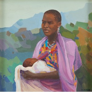 Joanna Sułek-Malinowska (b. 1969, Bielsko-Biała), The African madonna II, 2008