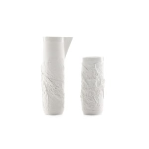 Katarzyna Wasielewska /bite of white (b. 1990), Vase and decanter set (white)
