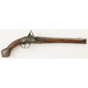 PISTOLET WITH A COCKPLUG, mid-18th century.