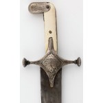 TURKISH saber of the mace type, 19th century.