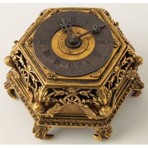TABLE CLOCK, Poland, Gdansk, Andreas Lincke, ca. 1750