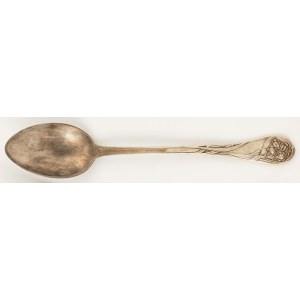 SERWING spoon cut iris (Art Nouveau), Poland, Warsaw, Fraget, ca. 1900.