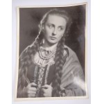 Edward Hartwig, Photograph + Photograph of Jadwiga Dzikówna with dedication and autograph by E. Hartwig