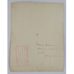 Edward Hartwig, Photographie + Photographie von Jadwiga Dzikówna mit Widmung und Autogramm von E. Hartwig