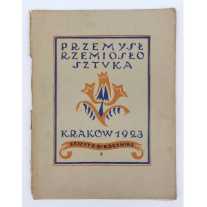 Przemysł Rzemiosło Sztuka, Rocznik III. Numer 1-2, proj. okładki Witkiewicz?