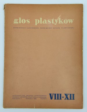 Głos Plastyków, 1938 r.
