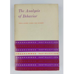 Holland and Skinner, The Analysis of Behavior