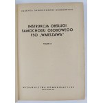 FSO, Service manual for the FSO Warszawa passenger car