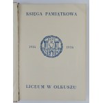 Pamětní kniha Olkuszského gymnázia 1916-1956