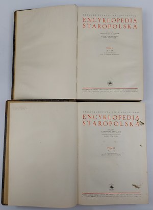 Aleksander Bruckner, Encyklopedia Staropolska Tom I, Tom II
