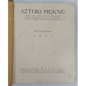 Sztuki Piękne rocznik siódmy 1931 r.