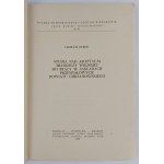 Czeslaw Herod, Studie o adaptaci venkovské mládeže na práci v průmyslových závodech v okrese Chrzanów.