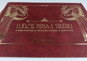 People of cinema and theater. Polish Post album with stamps