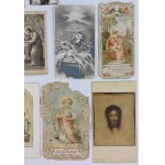 Zestaw starych obrazków świętych (10 sztuk)