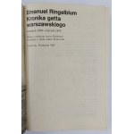 Emanuel Ringelblum, Kronika varšavského ghetta